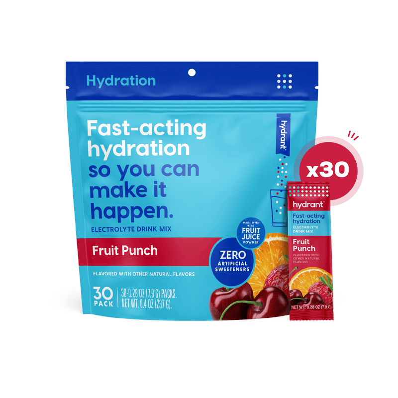 Hydrant HYDRATE | Rapid Hydration Mix with Electrolytes - Fruit Punch- front