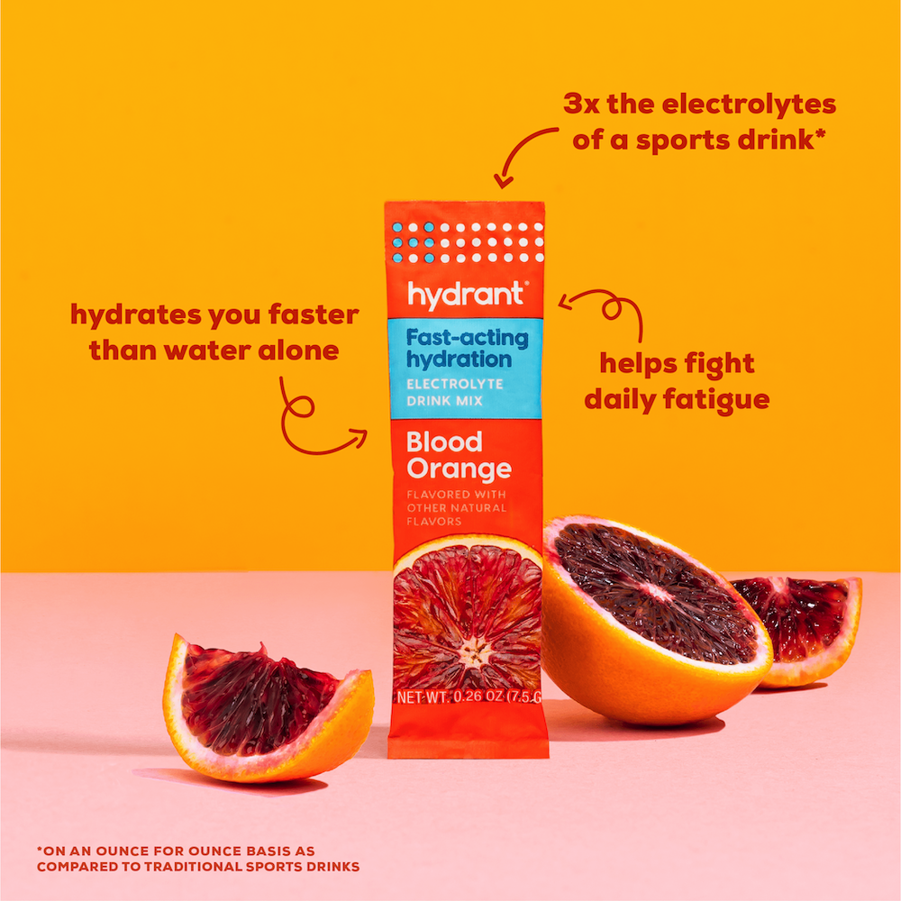 Hydrant HYDRATE | Rapid Hydration Mix with Electrolytes - Blood Orange- lifestyle 1