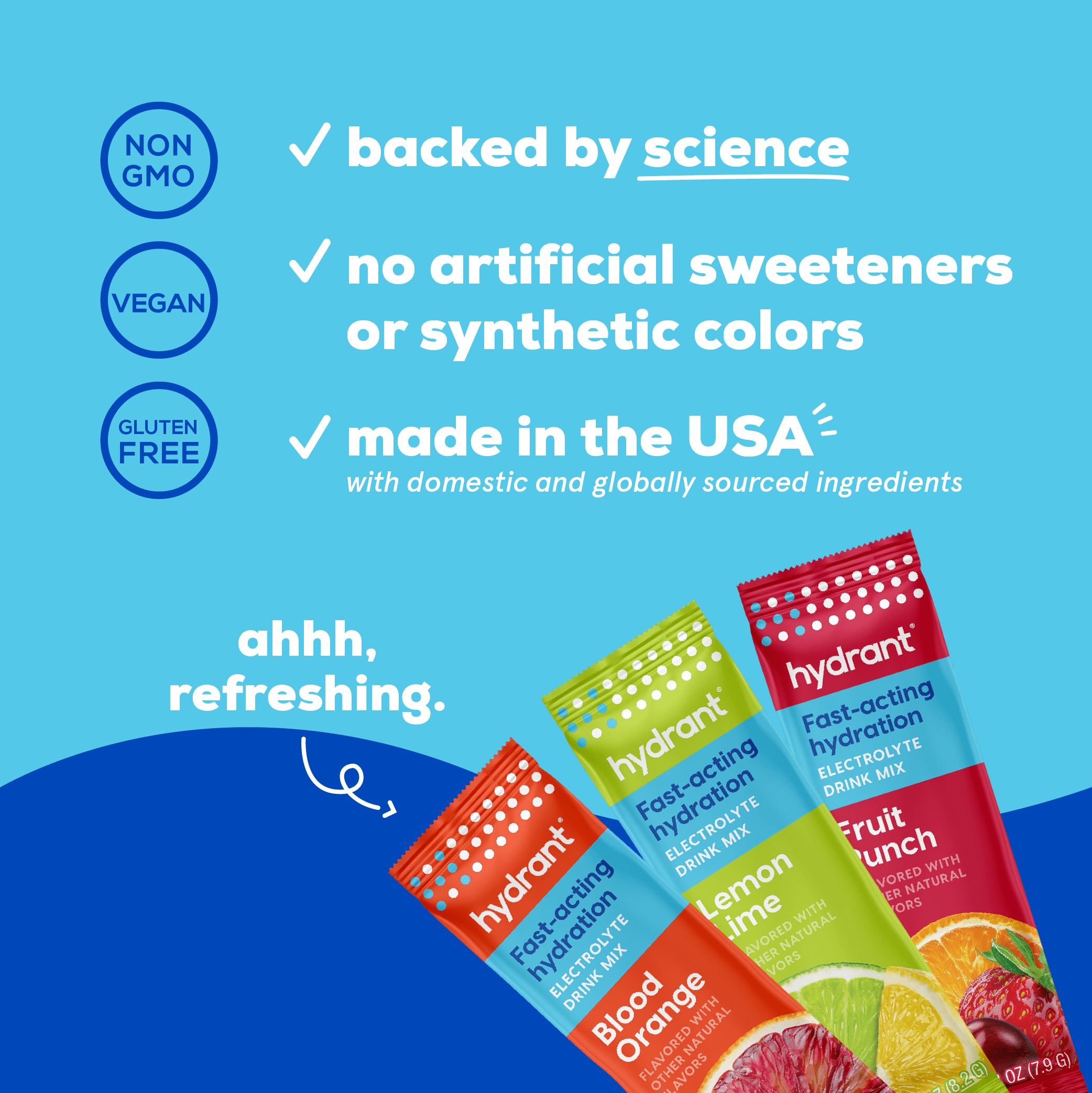 Hydrant HYDRATE | Rapid Hydration Mix with Electrolytes - Variety- lifestyle 3