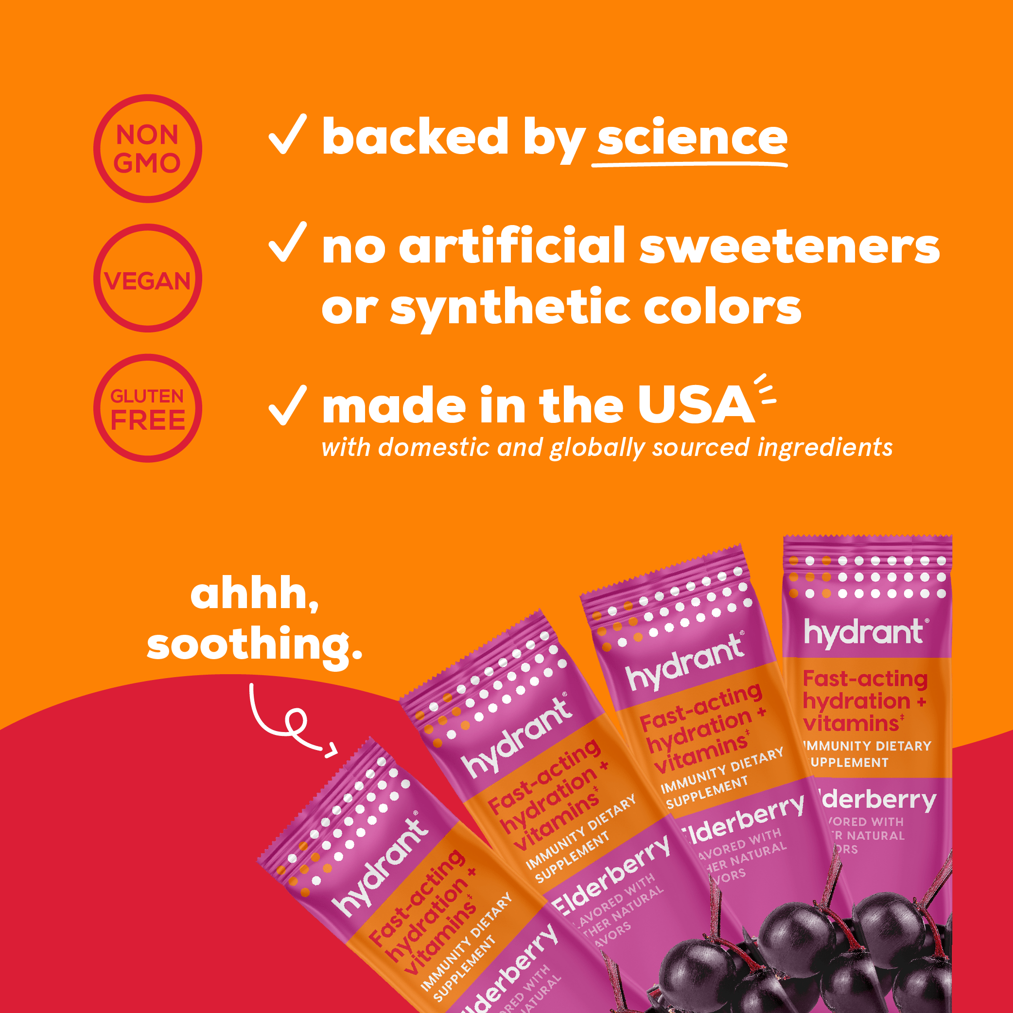Hydrant IMMUNITY | Rapid Hydration Mix for Immune System Boost (Vitamin C, B12, B6 & Zinc) - Elderberry- lifestyle 3