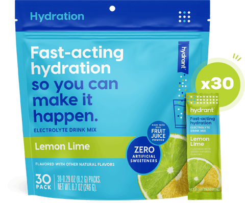 Hydrant Hydrate | Rapid Hydration Mix with Electrolytes 30 / Lemon Lime Electrolyte
