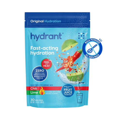 Hydrant Hydrate | Rapid Hydration Mix with Electrolytes 30 / Chili Lime Electrolyte (Bulk Powder)