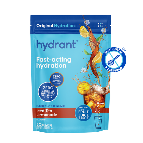 Hydrant Hydrate | Rapid Hydration Mix with Electrolytes 30 / Iced Tea Lemonade Electrolyte (Bulk Powder)