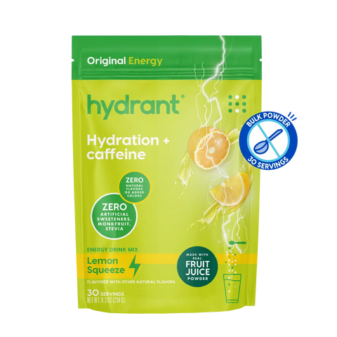 Hydrant ENERGY | Rapid Hydration Mix with Caffeine & L-Theanine 30 / Lemon Squeeze
