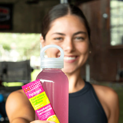 raspberry lemonade at the gym