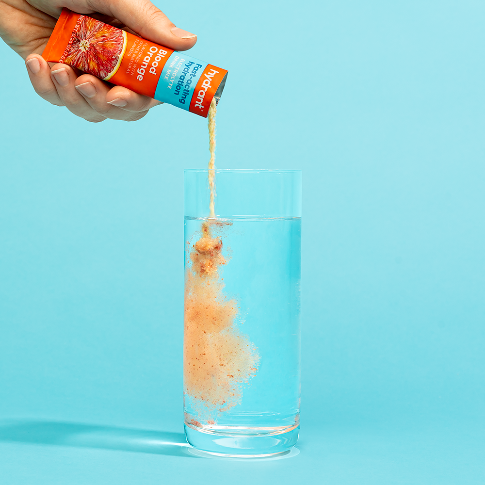Hydrant Hydrate Blood Orange pour